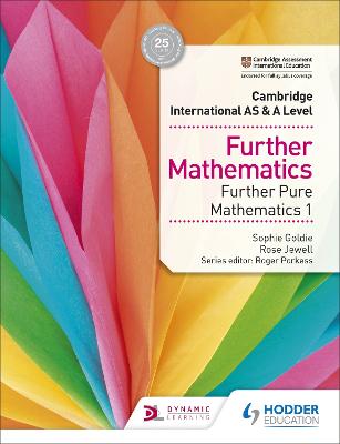 Book cover for Cambridge International AS & A Level Further Mathematics Further Pure Mathematics 1