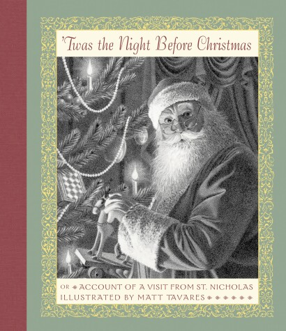 Book cover for 'Twas the Night Before Christmas