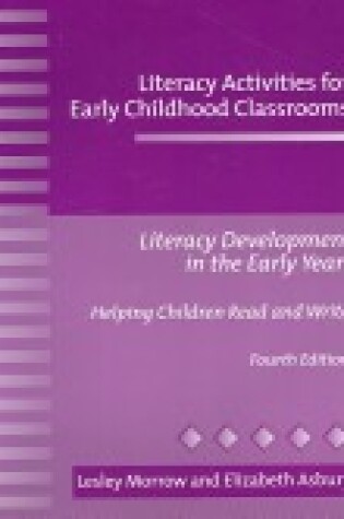 Cover of Literacy Activities for Early Childhood Classrooms (Valuepack item only)