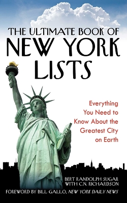 Book cover for The Ultimate Book of New York Lists