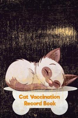 Book cover for Cat Vaccination Record Book