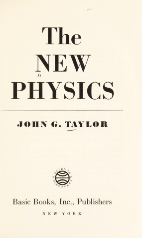 Book cover for New Physics