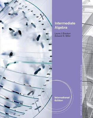 Book cover for Intermediate Algebra, International Edition