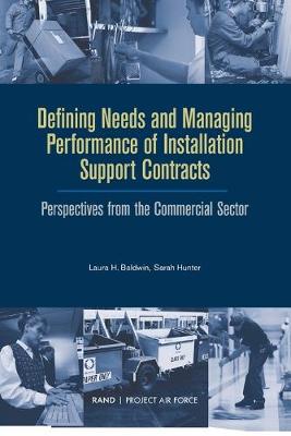 Book cover for Defining Needs and Managing Performance of Installation Support Contracts