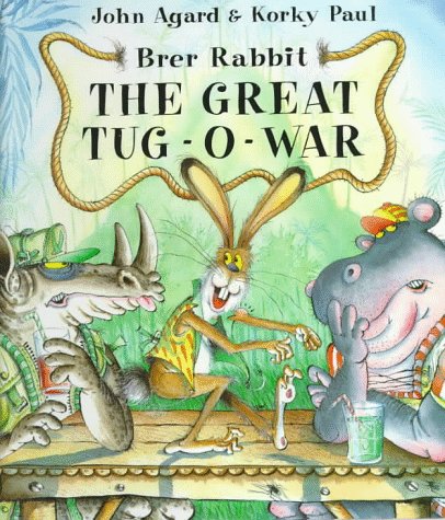 Book cover for Brer Rabbit, the Great Tug-o-War