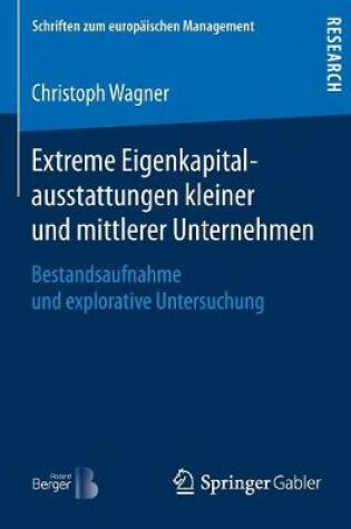 Cover of Extreme Eigenkapitalausstattungen kleiner und mittlerer Unternehmen