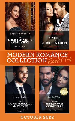 Book cover for Modern Romance October 2022 Books 1-4