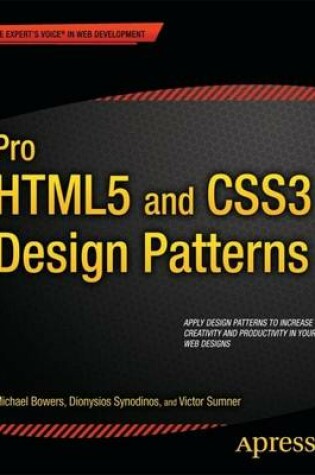 Cover of Pro HTML5 and CSS3 Design Patterns