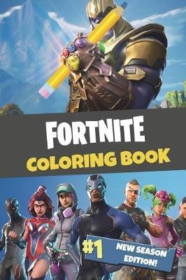 Book cover for Fortnite Coloring Book