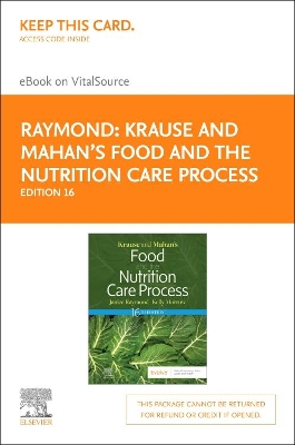 Book cover for Krause and Mahan's Food and the Nutrition Care Process, 16e, Elsevier eBook on Vitalsource (Retail Access Card)