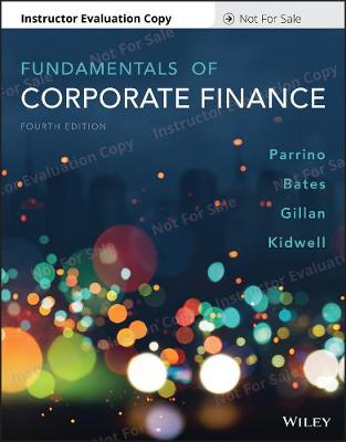Book cover for Fundamentals of Corporate Finance 4e Evaluation Copy