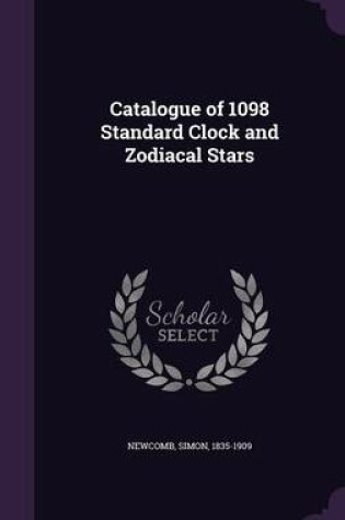 Cover of Catalogue of 1098 Standard Clock and Zodiacal Stars