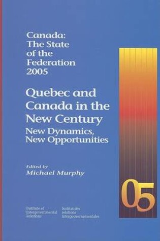 Cover of Canada: The State of the Federation 2005