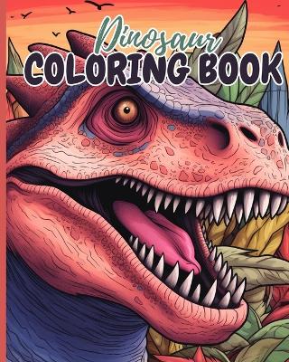 Book cover for Dinosaur Coloring Book