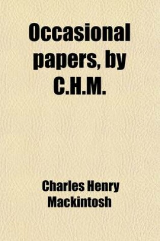 Cover of Occasional Papers, by C.H.M.