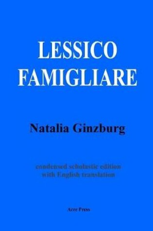 Cover of Lessico Famigliare