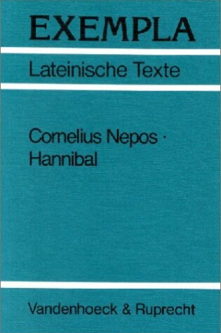 Cover of Cornelius Nepos, Hannibal