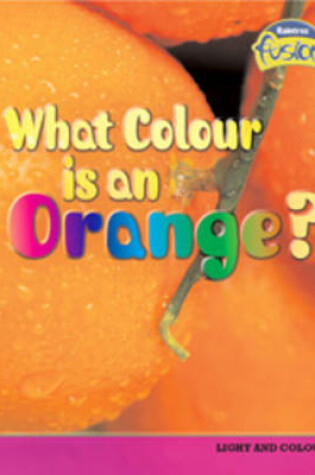 Cover of What Colour is an Orange?