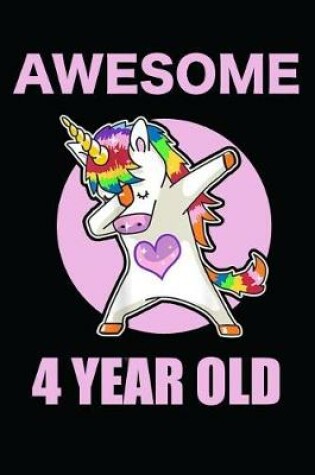 Cover of 4th Birthday Dabbing Unicorn