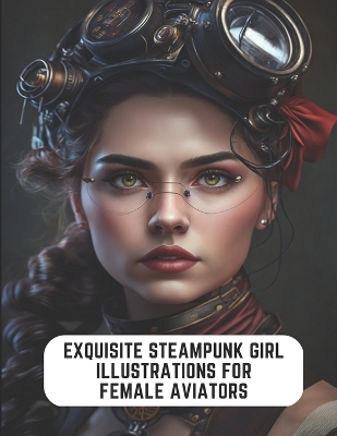 Book cover for Exquisite Steampunk Girl Illustrations for Female Aviators