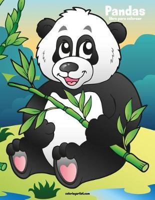 Book cover for Pandas libro para colorear 1