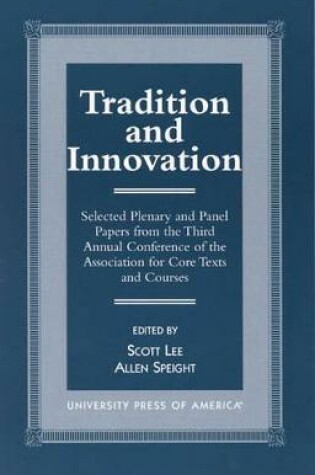 Cover of Tradition and Innovation