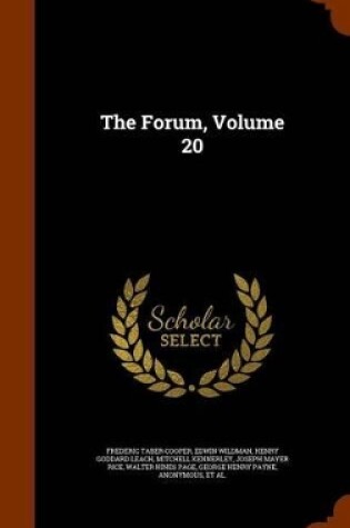 Cover of The Forum, Volume 20