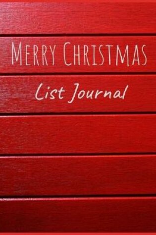 Cover of Merry Christmas List Journal