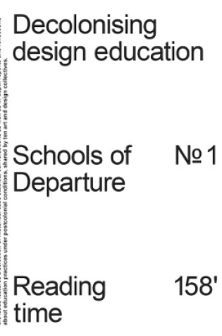 Cover of Decolonising Design Education