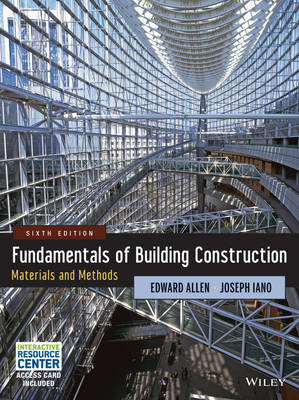 Book cover for Fundamentals of Building Construction