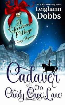 Book cover for Cadaver on Candy Cane Lane