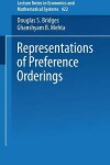 Book cover for Representations of Preferences Orderings