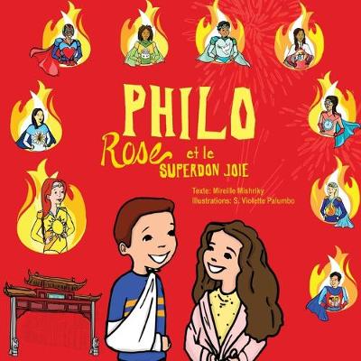 Book cover for Philo, Rose et le SuperDon Joie