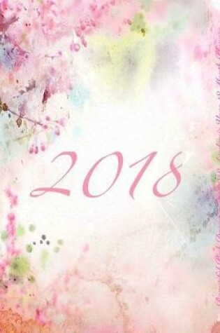 Cover of 2018 Beautiful Pink Dreamscape 2018 Academic Year 18 Month Planner