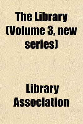 Book cover for The Library (Volume 3, New Series)