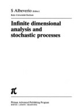 Cover of Infinite-dimensional Analysis