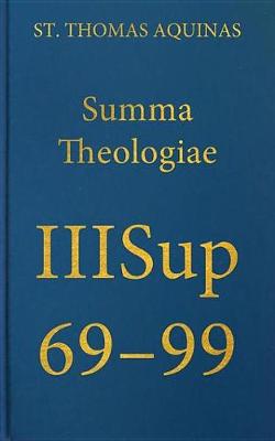 Book cover for Summa Theologiae Iiisup, 69-99