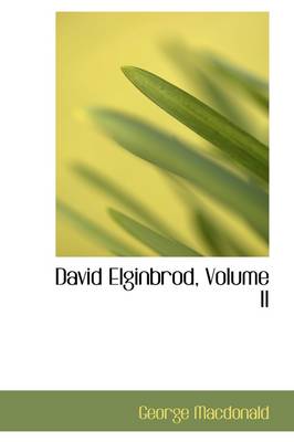 Book cover for David Elginbrod, Volume II