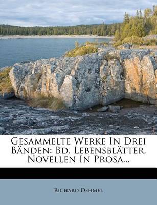 Book cover for Gesammelte Werke in Drei Banden