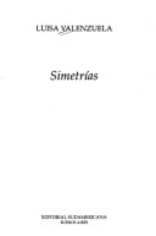 Cover of Simetrias