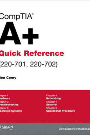 Cover of CompTIA A+ Quick Reference (220-701, 220-702) (not for retail sale)