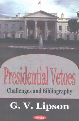 Book cover for Presidential Vetoes