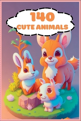Book cover for 140 Cute Animals