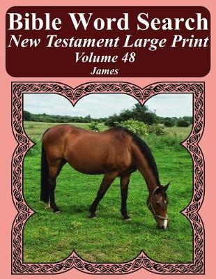 Book cover for Bible Word Search New Testament Large Print Volume 48