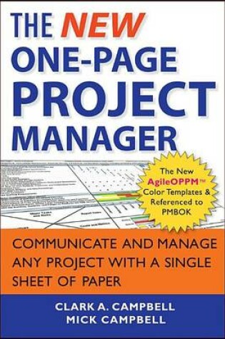 Cover of The New One-Page Project Manager: Communicate and Manage Any Project with a Single Sheet of Paper