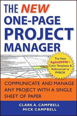 Book cover for The New One-Page Project Manager: Communicate and Manage Any Project with a Single Sheet of Paper