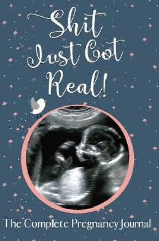 Cover of Shit Just Got Real Complete Pregnancy Journal