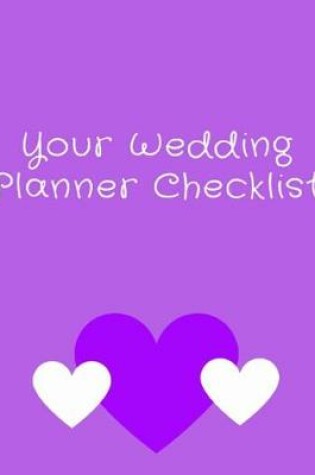 Cover of Your Wedding Planner Checklist