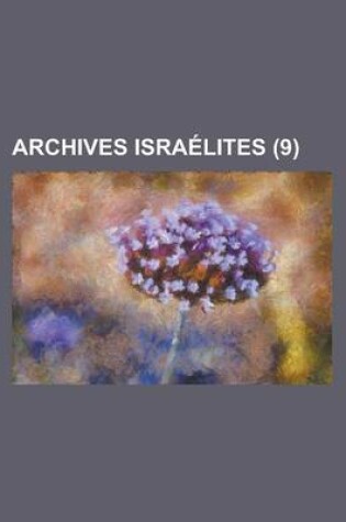 Cover of Archives Israelites (9)