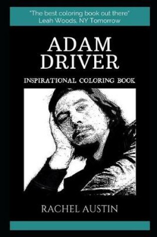 Cover of Adam Driver Inspirational Coloring Book